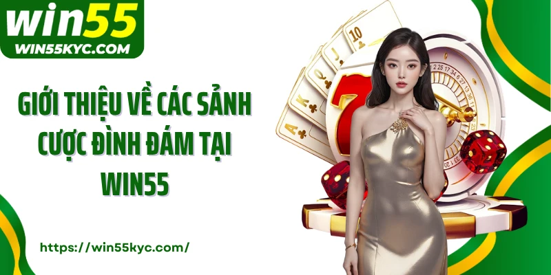 Giới thiệu về các sảnh cược đình đám tại Win55